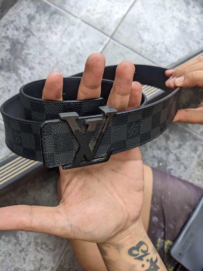 Louis Vuitton Checkered Belts for Men