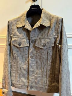 Louis Vuitton, Jackets & Coats, Washed Only Once Lv Striped Monogram  Workwear Denim Shirt