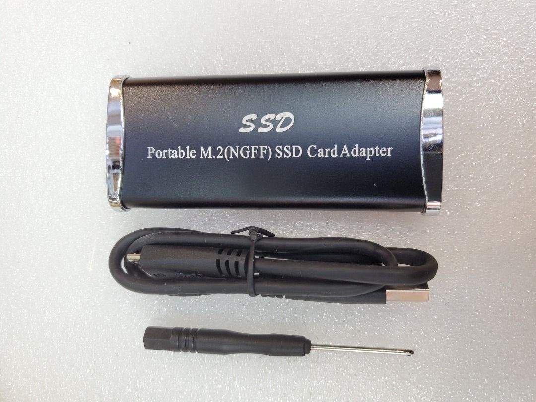 M.2 SSD USB 3.0 Case Portable M.2(NGFF)SSD Card Adapter, TV & Home ...