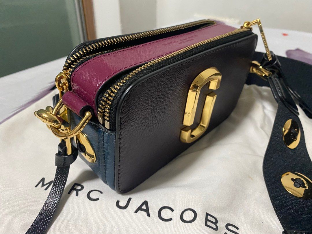 Marc jacobs button sales snapshot small camera bag