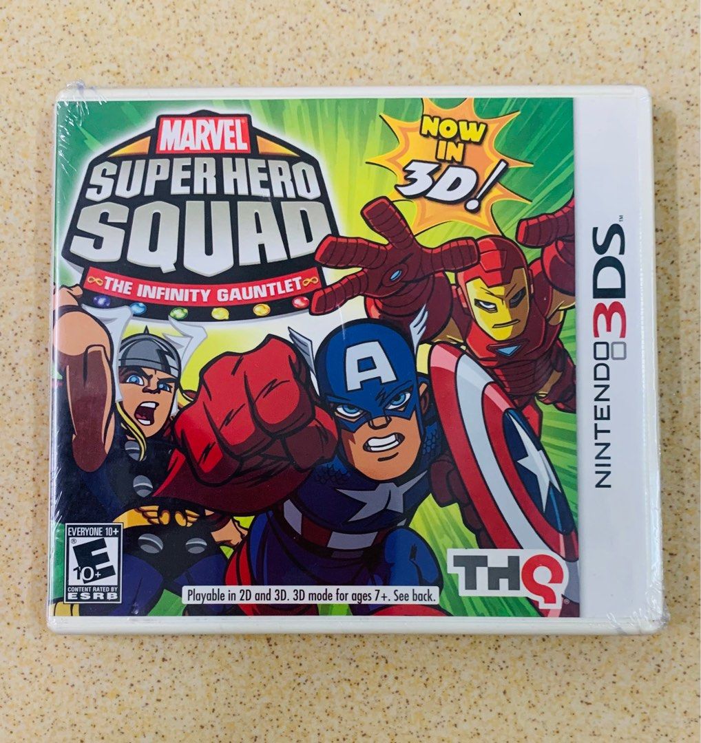 Marvel Super Hero Squad: The Infinity Gauntlet Nintendo 3DS, Video Gaming,  Video Games, Nintendo on Carousell