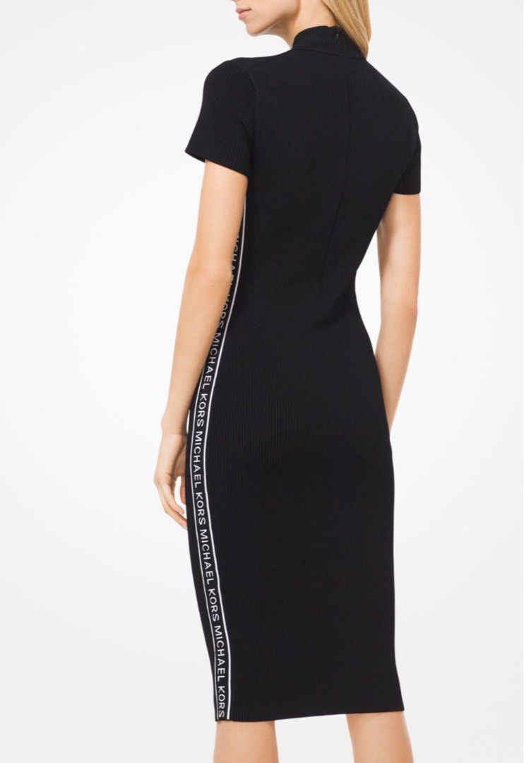 Michael kors logo tape dress store