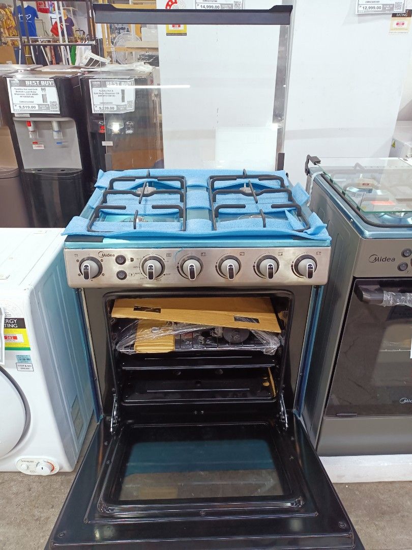 midea gas range 4 burner, Furniture & Home Living, Bathroom & Kitchen