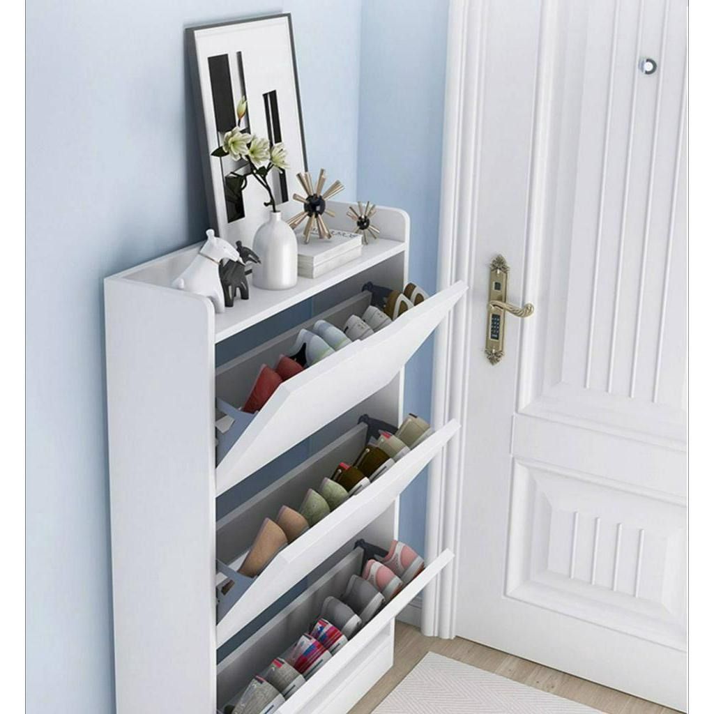 Minimalist shoe sales rack