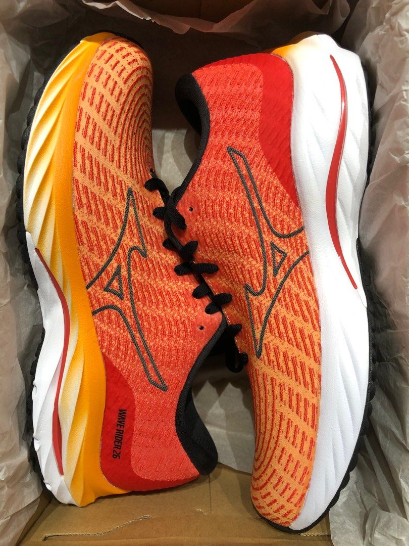 Mizuno Men Wave Rider 26 SSW Orange Carousell