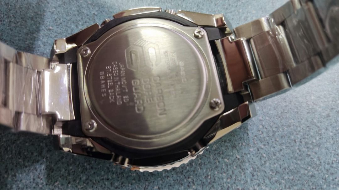 G shock sales steel strap