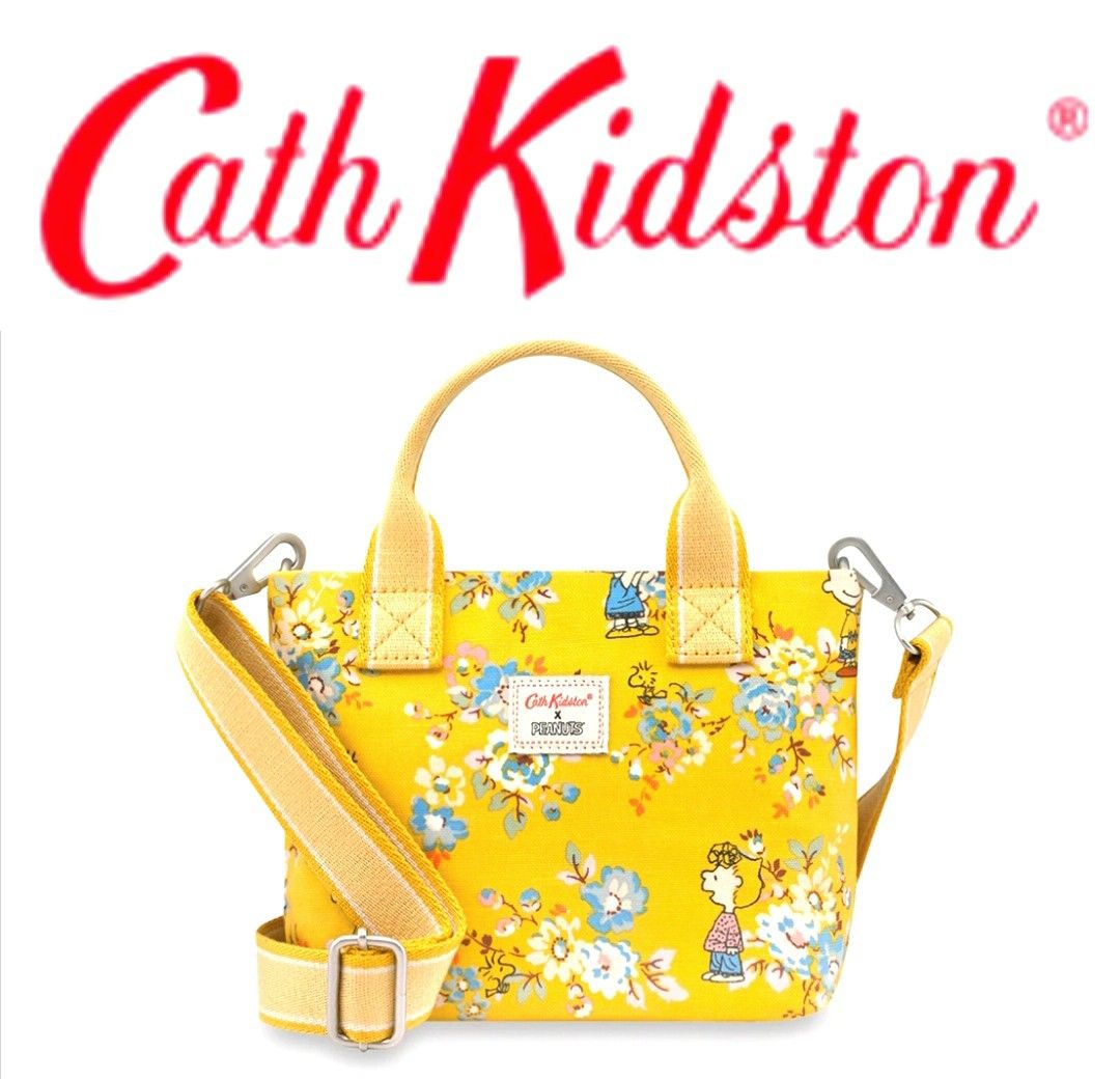 New Cath Kidston MINI CROSSBODY SNOOPY KINGSWOOD ROSE MUSTARD