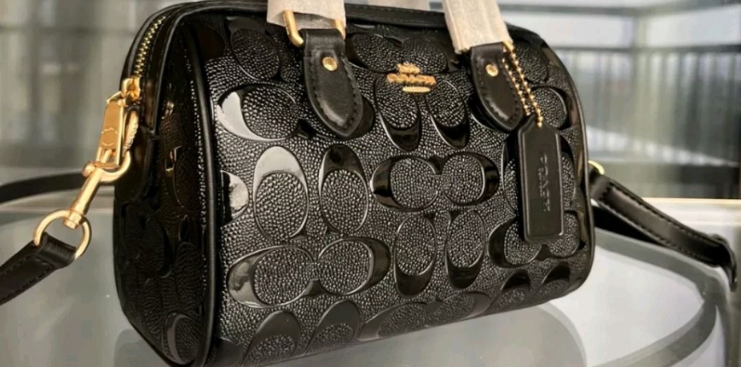 Coach Black Mini Rowan Crossbody Bag