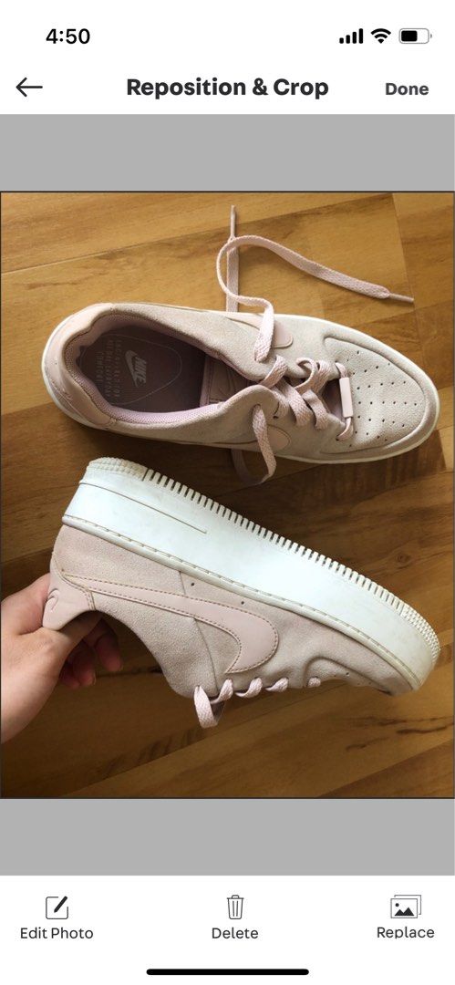 Nike Air Force 1 AF1 Sage Low Luxury Sneakers Footwear on