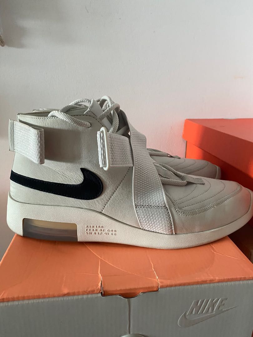 NIKE FEAR OF GOD AIR RAID LIGHT BONE, Men's Fashion, Footwear