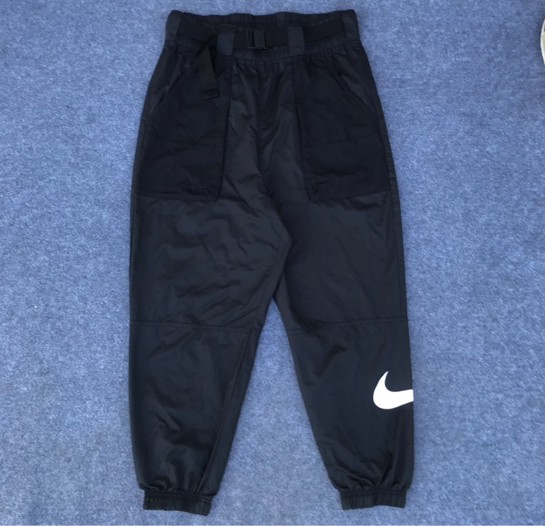 swoosh woven pants