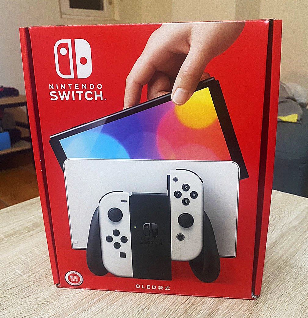 Nintendo Switch OLED 白色主機(電力加強版台灣公司貨) NCC 證號