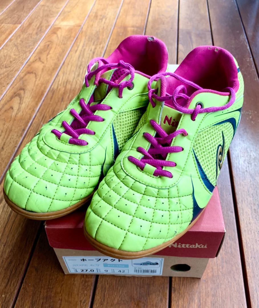 Nittaku Table Tennis shoe size EUR 42 USA 9 JPN CHN 27