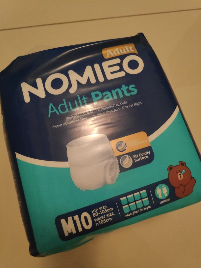 Nomieo Adult Diapers size M, Beauty & Personal Care, Sanitary Hygiene