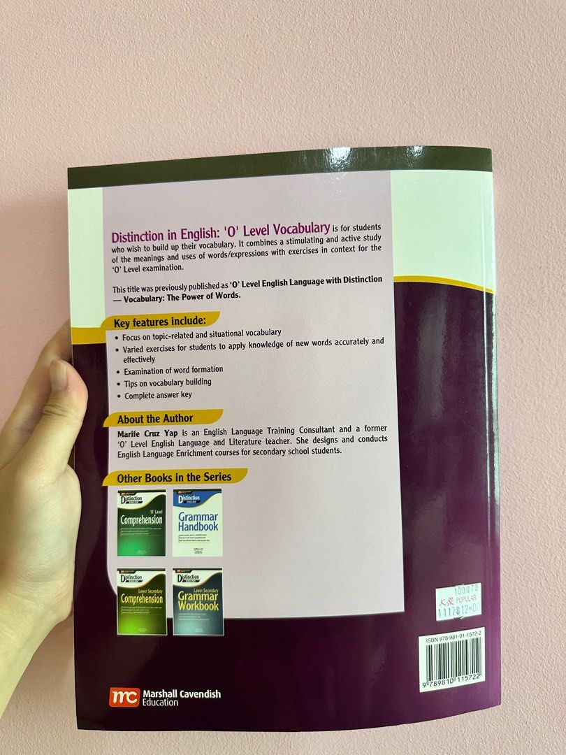 O level Vocabulary, Distinction in english, Hobbies & Toys, Books ...