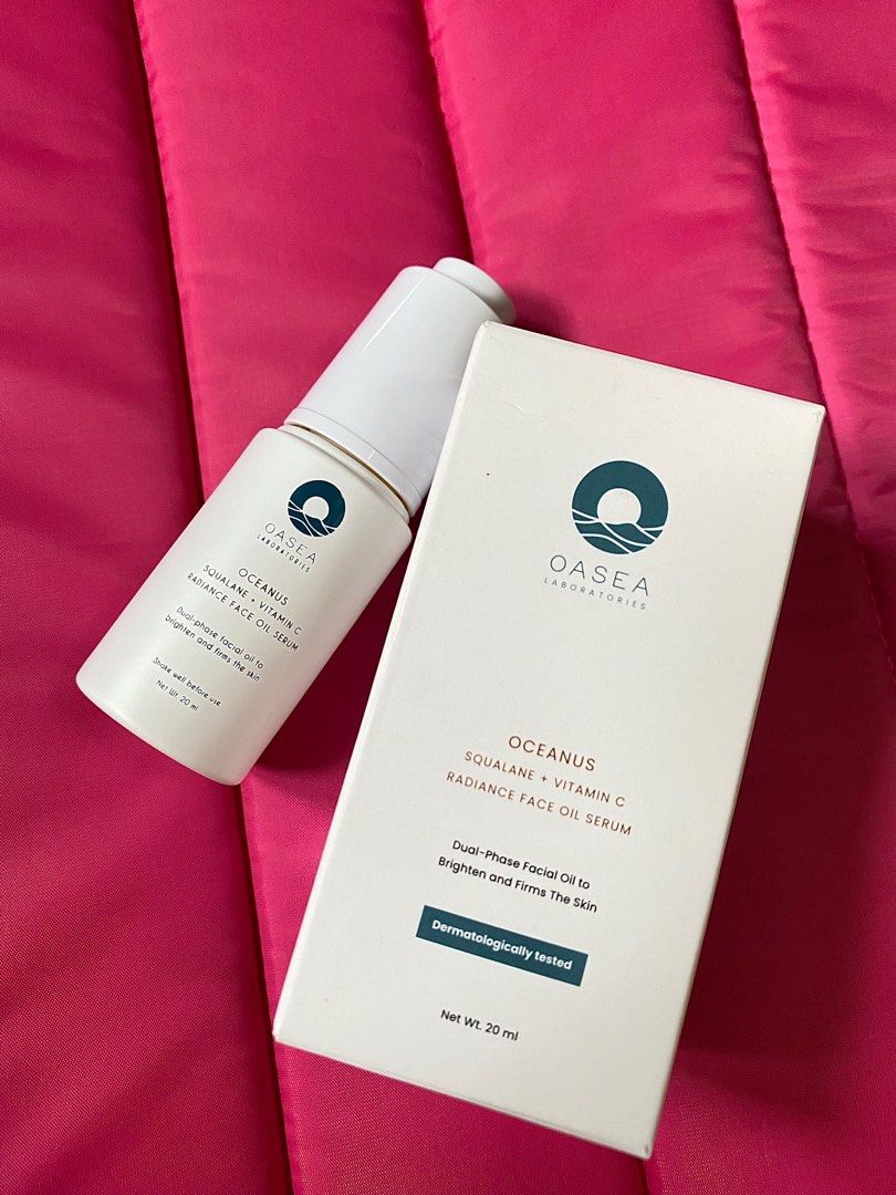 Oasea Oceanus Squalane + Vitamin C Radiance Face Oil Serum 20ml on