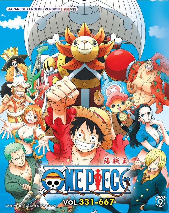 One Piece Vol.331667 Box 2 Japanese Cartoon Anime DVD English Dubbed
