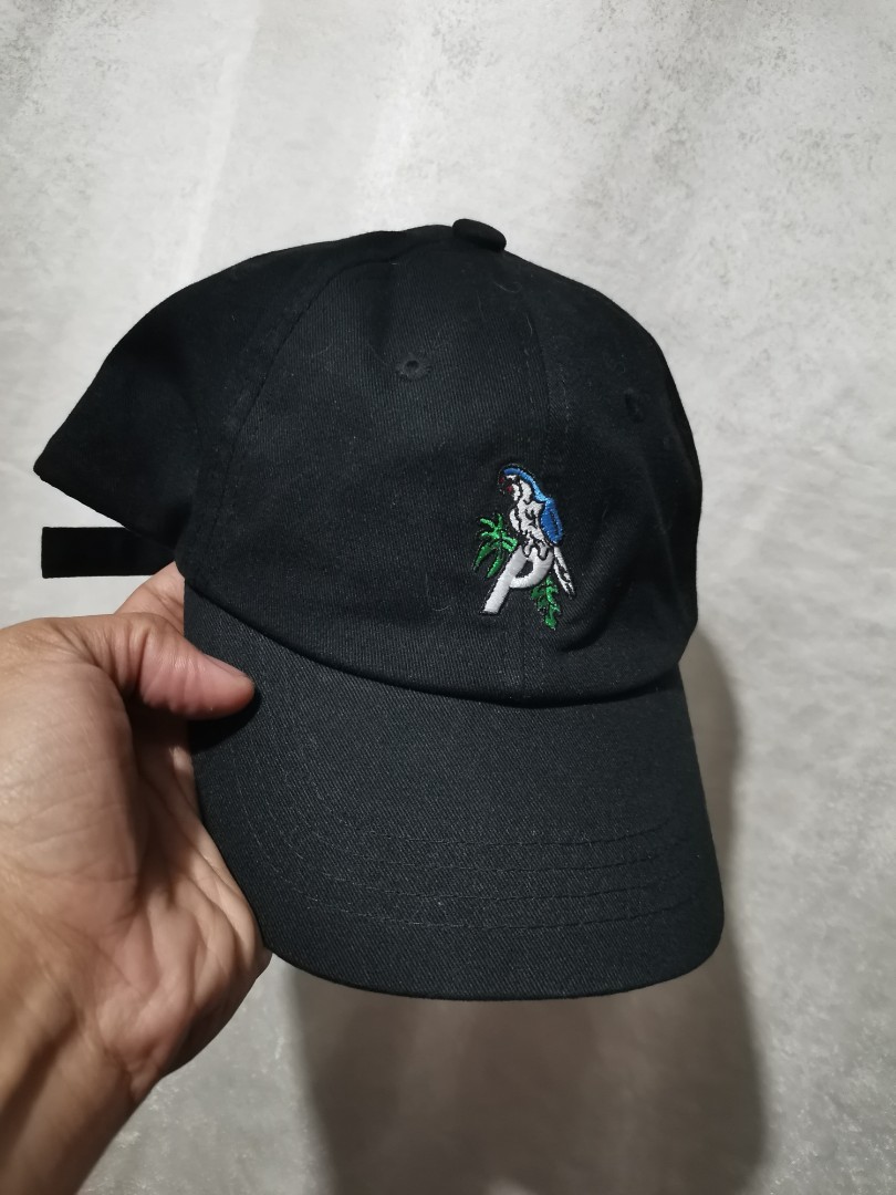 PALACE PARROT 6 PANEL CAP BLACK | nalans.com