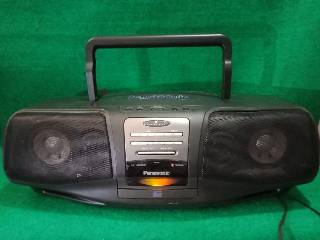 Panasonic PORTABLE STEREO CD RX-DT07 動作品】PANASONIC RX