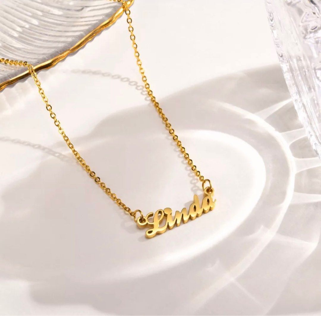 Personalised Custom Name Text Necklace Women s Fashion Jewelry