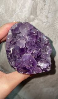 Purple Amethyst Geode Crystal Crystals