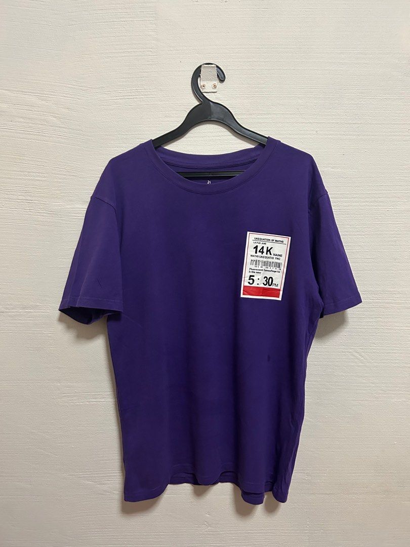 Purple Graphic Tee Men s Fashion Tops Sets Tshirts Polo Shirts