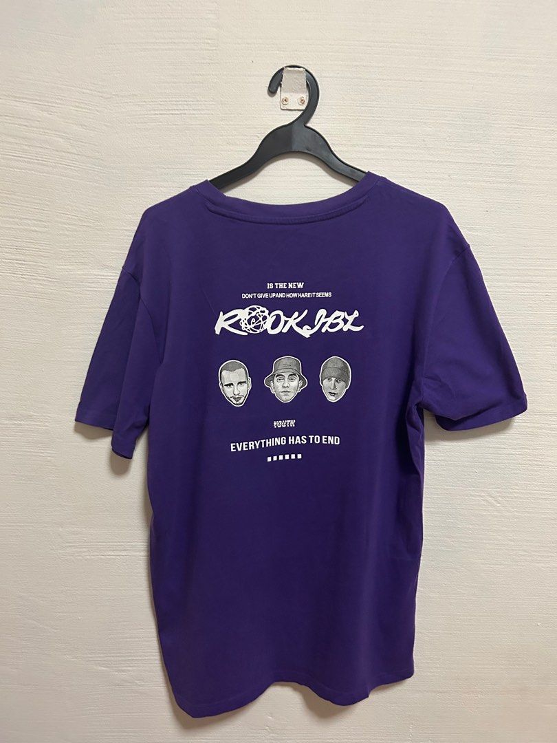 Purple Graphic Tee Men s Fashion Tops Sets Tshirts Polo Shirts