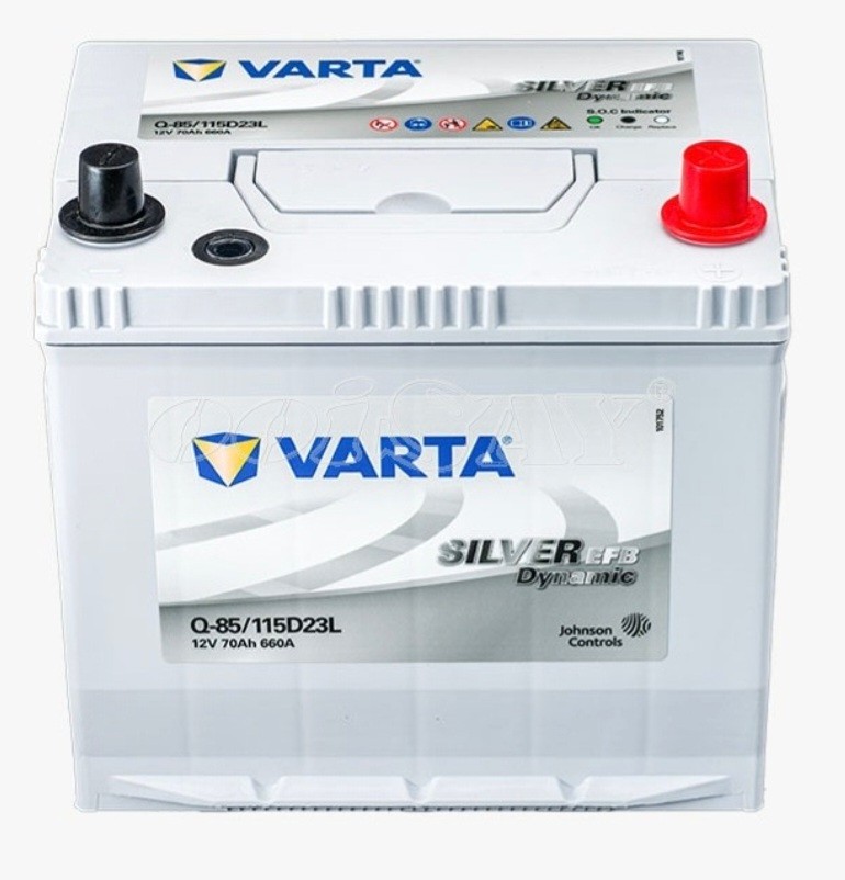 Q85 VARTA EFB BATTERY . Start/ stop, Car Accessories, Car Workshops &  Services on Carousell