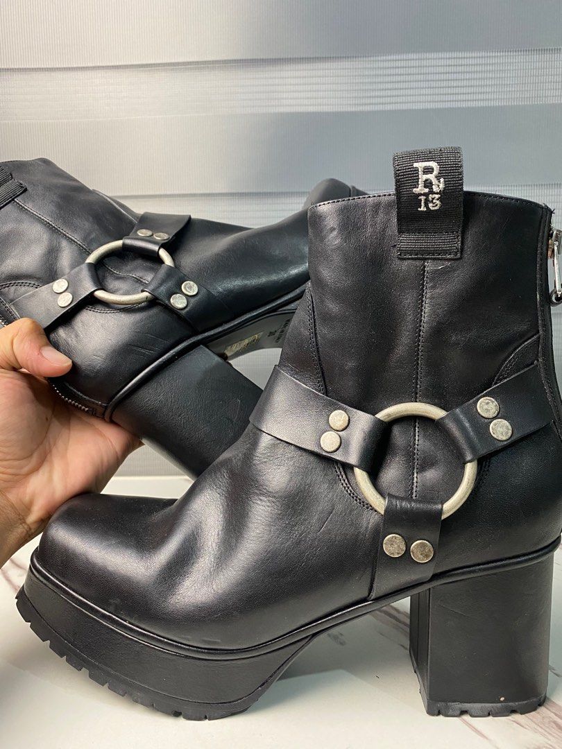 R13 ankle harness platform boot clearance