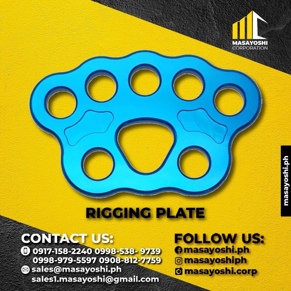 rigging plate ar01, rigging equipment, safety device, aid climbing on