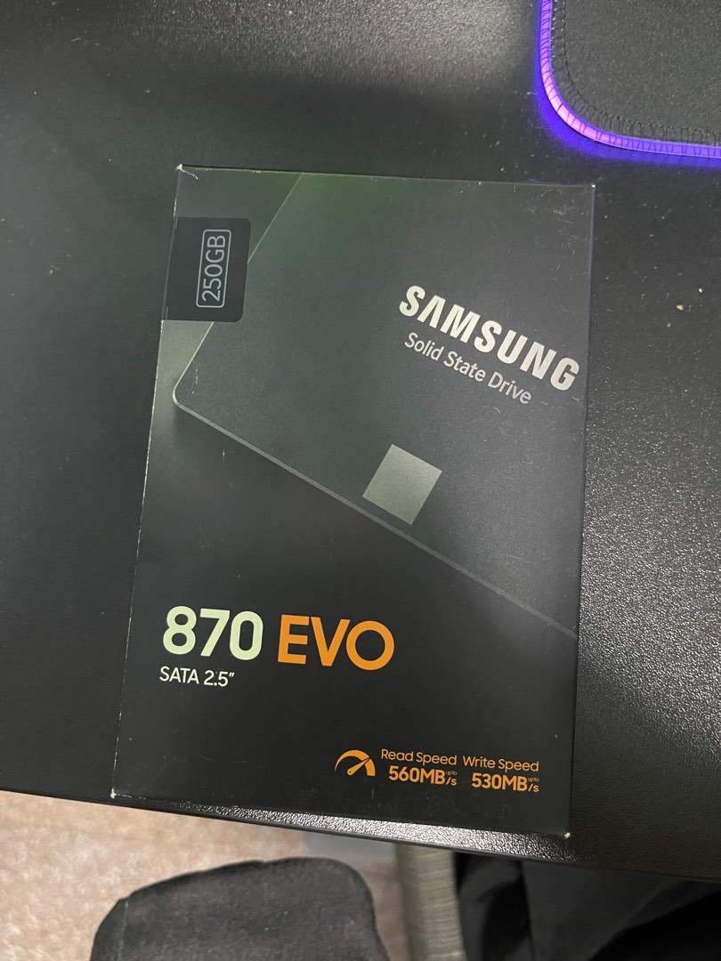 Samsung SSD 870 Evo 256GB, Computers & Tech, Parts & Accessories, Hard ...