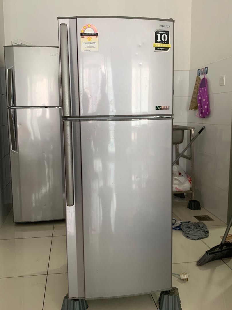 Sharp 200L Double Door Fridge for sale, TV & Home Appliances, Kitchen