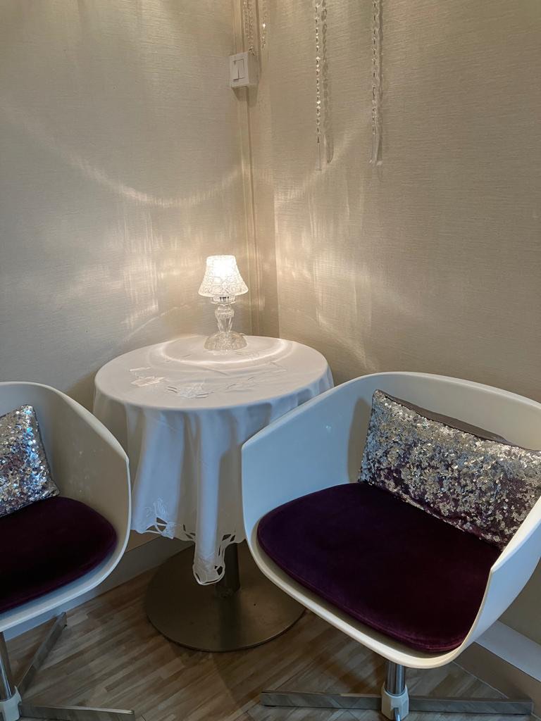 Side Table and Chair, Furniture & Home Living, Furniture, Tables & Sets