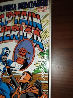 SIGNED Captain America #392 Mark Gruenwald/Ron Lim