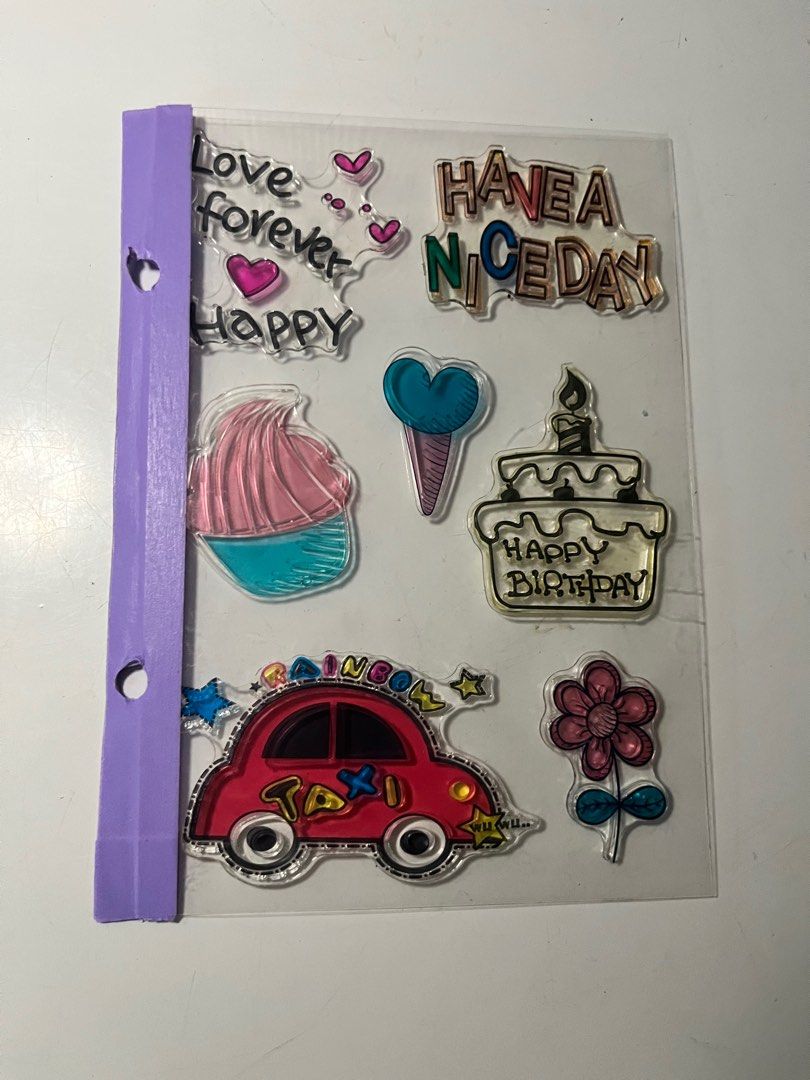 Silicone Clear Stamps (Category: Craft Supplies & Tools) located in Caloocan City. Submitted by snapshop_ph (Listing ID 1228758200, Image 3). Description: 💟 Sold as Set 💟 With one rubber stamp included 💟 10 pcs stamps (sold as set) 💟 700 Php 💟 Lalamove, Flash 💟 Gcash, Bdo, Metrobank 💟 North Caloocan area.