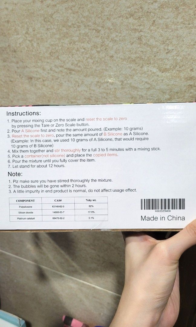 Silicone Mold Making Kit DecorRom 600g, Hobbies & Toys, Stationery