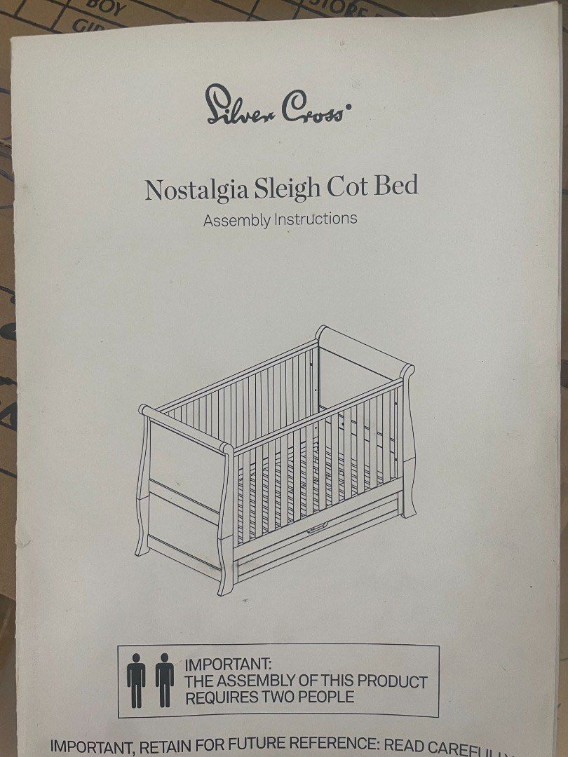 Silver cross nostalgia sleigh online
