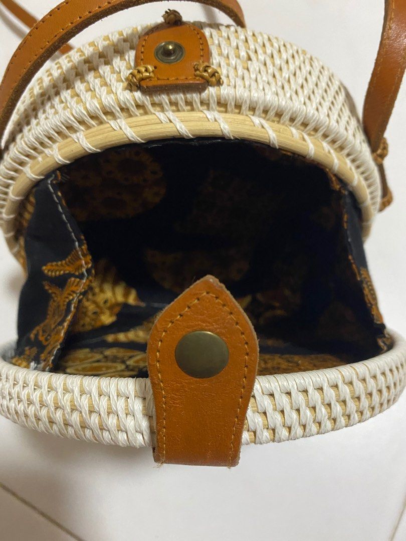 Singapore Rattan Bag, Women's Fashion, Bags & Wallets, Shoulder Bags on
