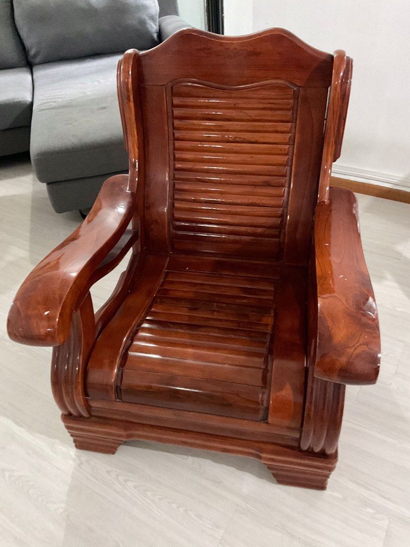 Solid Wooden living room set, Furniture & Home Living, Furniture