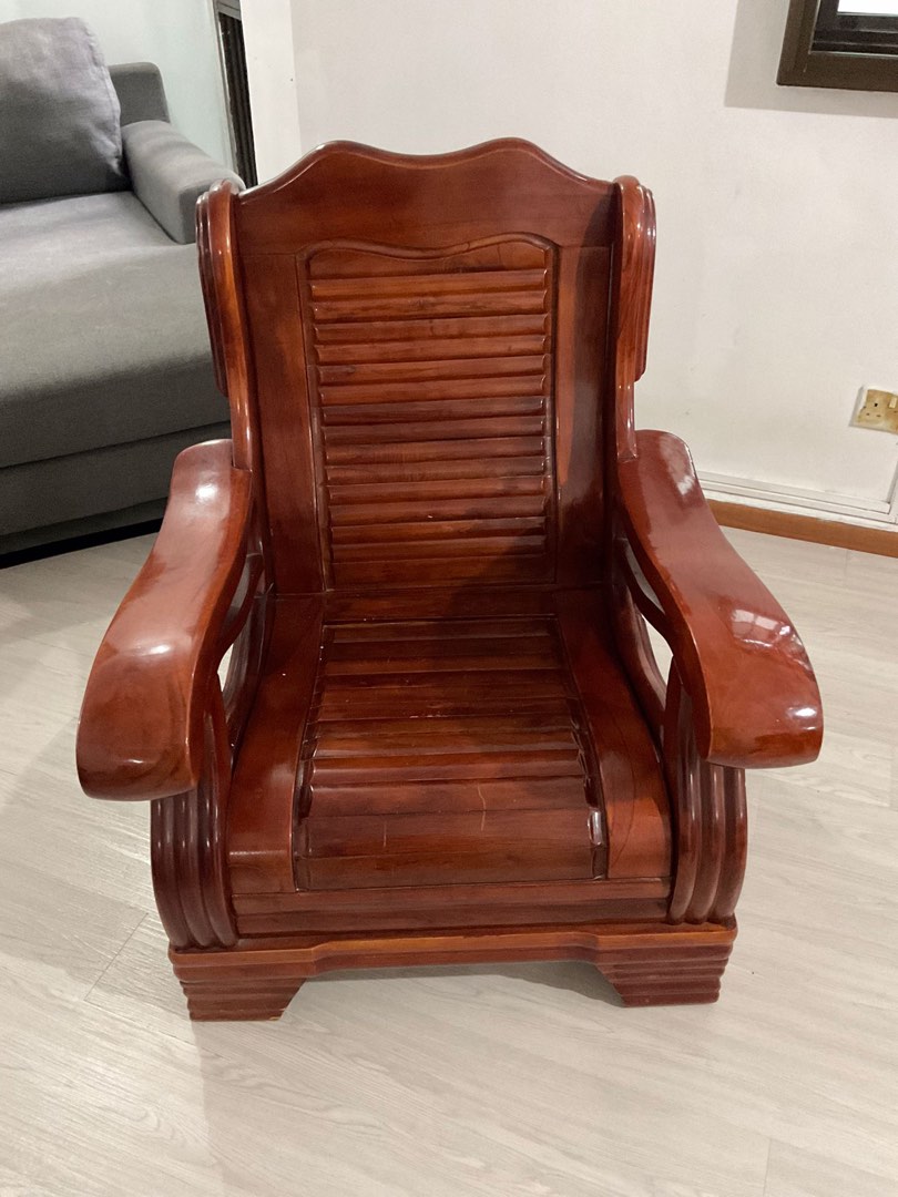 Solid Wooden living room set, Furniture & Home Living, Furniture