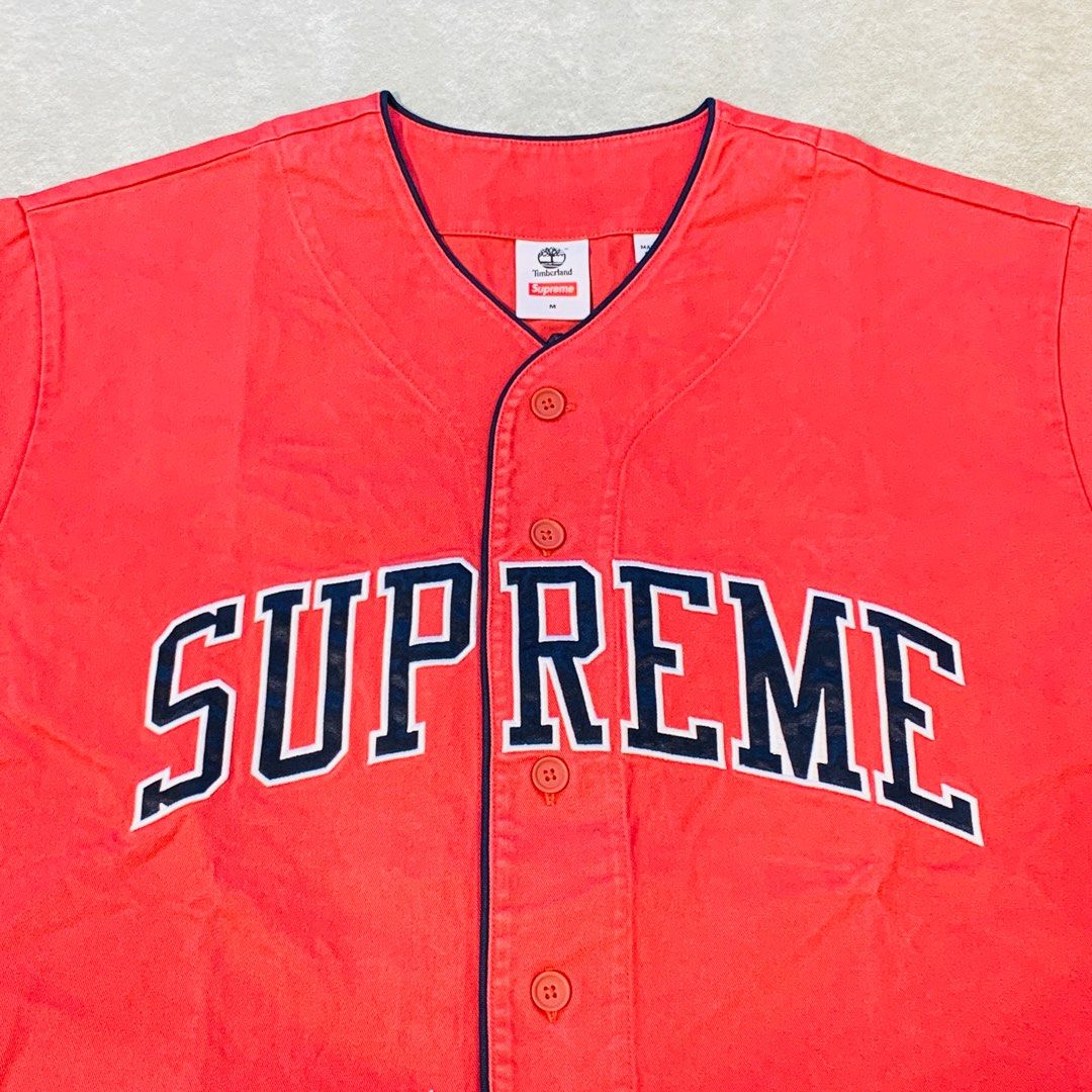 SUPREME TIMBERLAND BASEBALL JERSEY RED - Timberland Cena od 400 do