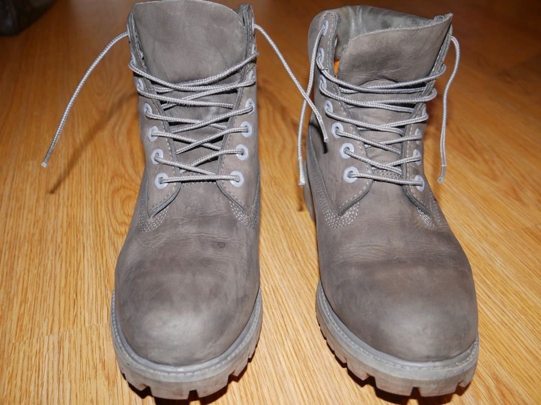 Mono grey timberlands hotsell