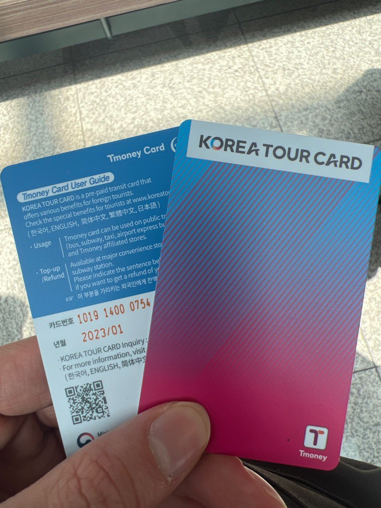 korea tour card tmoney iphone