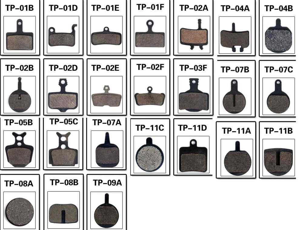 TOOPRE Mountain bike brake pads all metal high wear resistant fiber disc brake pad BB5 FOR SHIMANO SRAM ZOOM AVID Magura