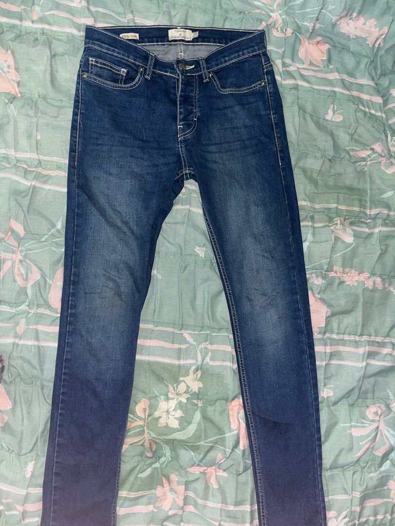 Topman Jeans (Category: Jeans) located in Cebu City. Submitted by nyongco (Listing ID 1228741309, Image 3). Description: only tried on never used size 28 skinny fit unisex Topman Brand.