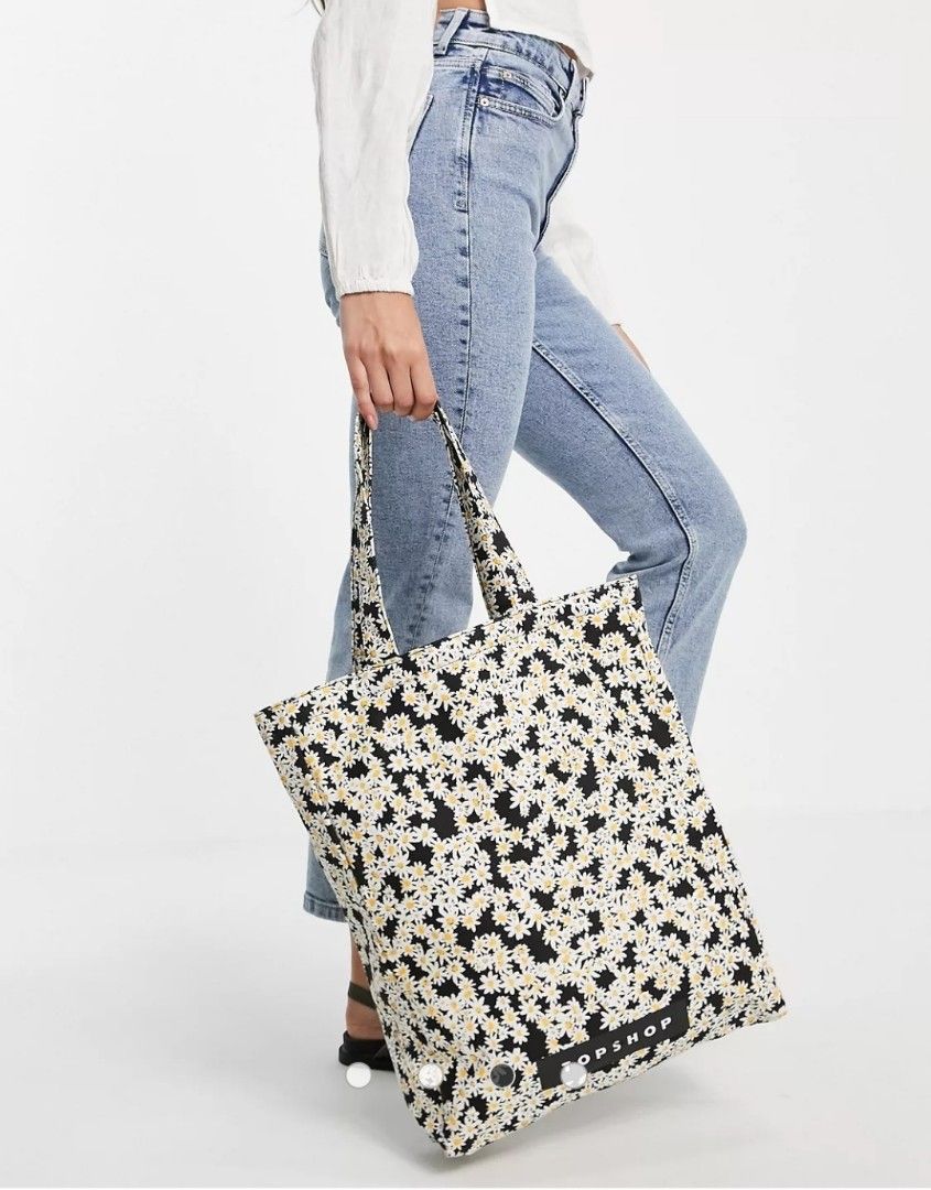 Topshop canvas tote hotsell bag