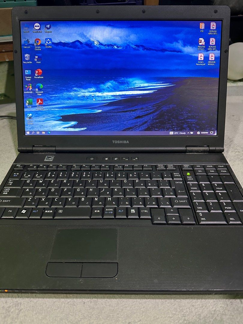 TOSHIBA dynabook Satellite B552 Core i3 8GB 新品SSD240GB スーパーマルチ テンキーあり 無線LAN  Windows10 64bitWPSOffice 15.6インチ 中古 中古パソコン ノートパソコン：岡田電機 - パソコン