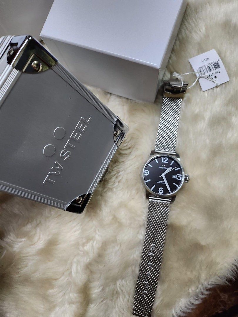 TW Steel Maverick MB11 45mm Stainless Steel Watch Men s Fashion Watches Accessories Watches on Carousell