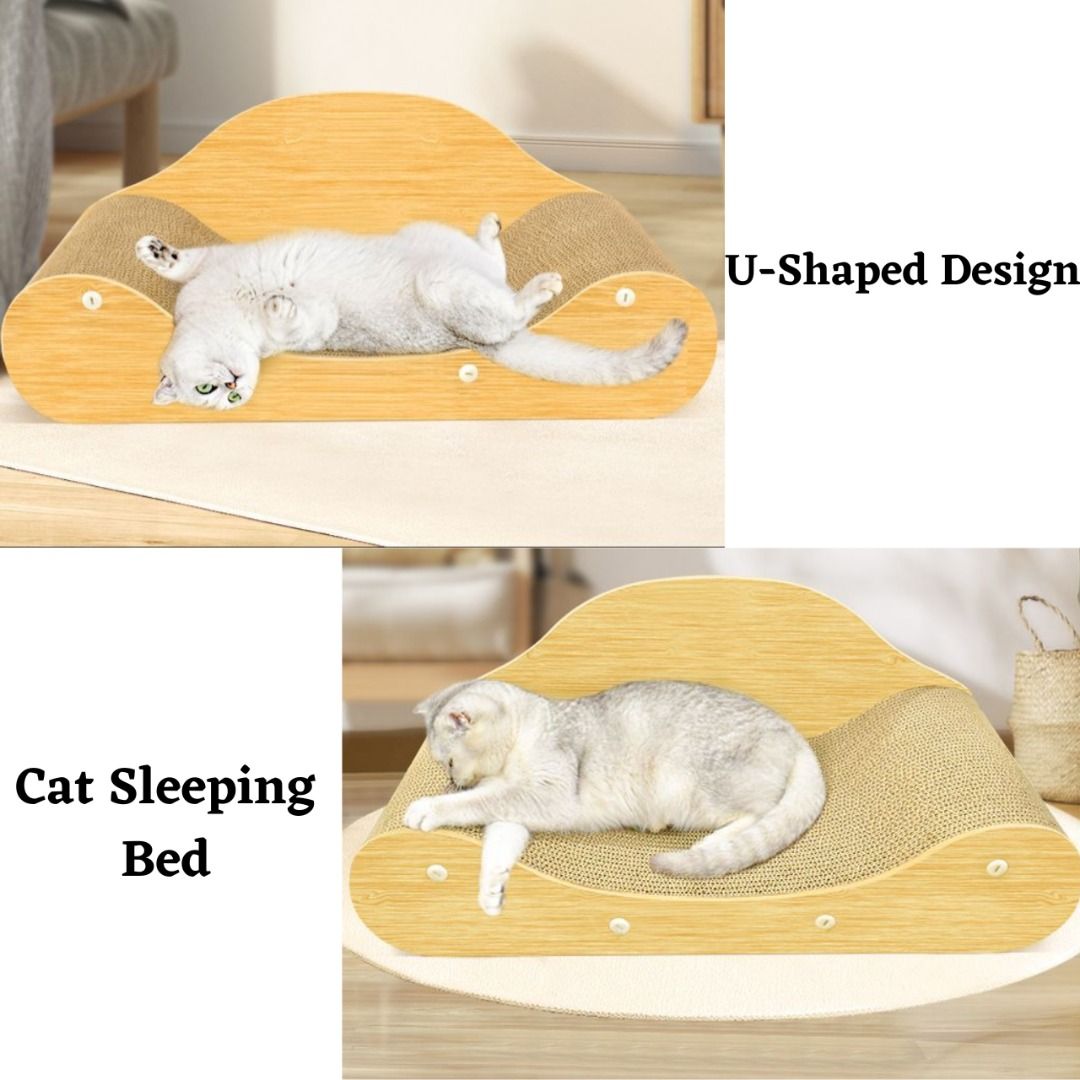 U shaped cat scratcher hotsell