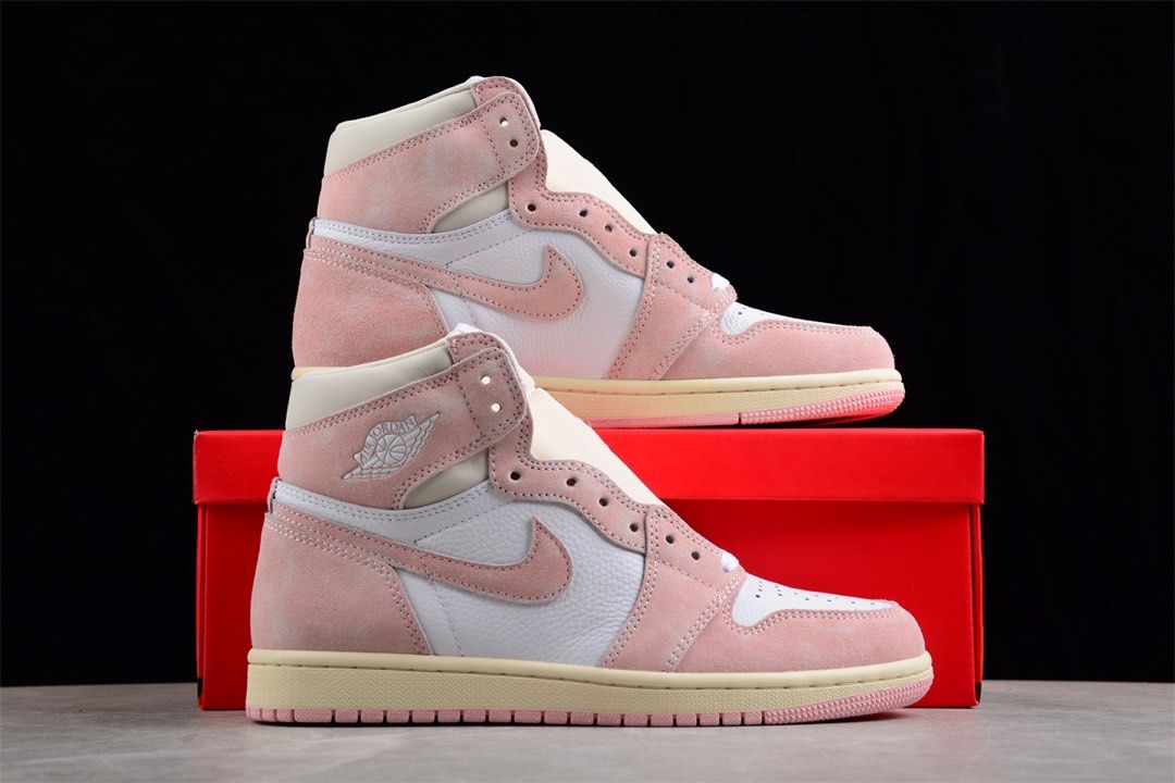 Unisex Air Jordan 1 High OG Washed Pink
